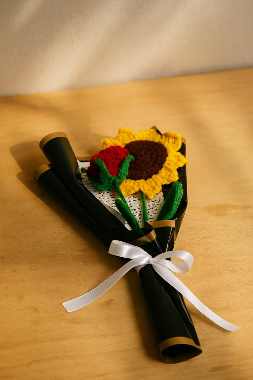 Sunflower Rose Bouquet
